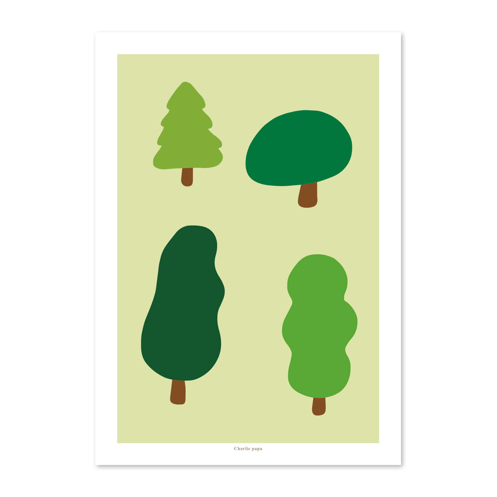 4 나무 포스터 / 4 TREE POSTERS